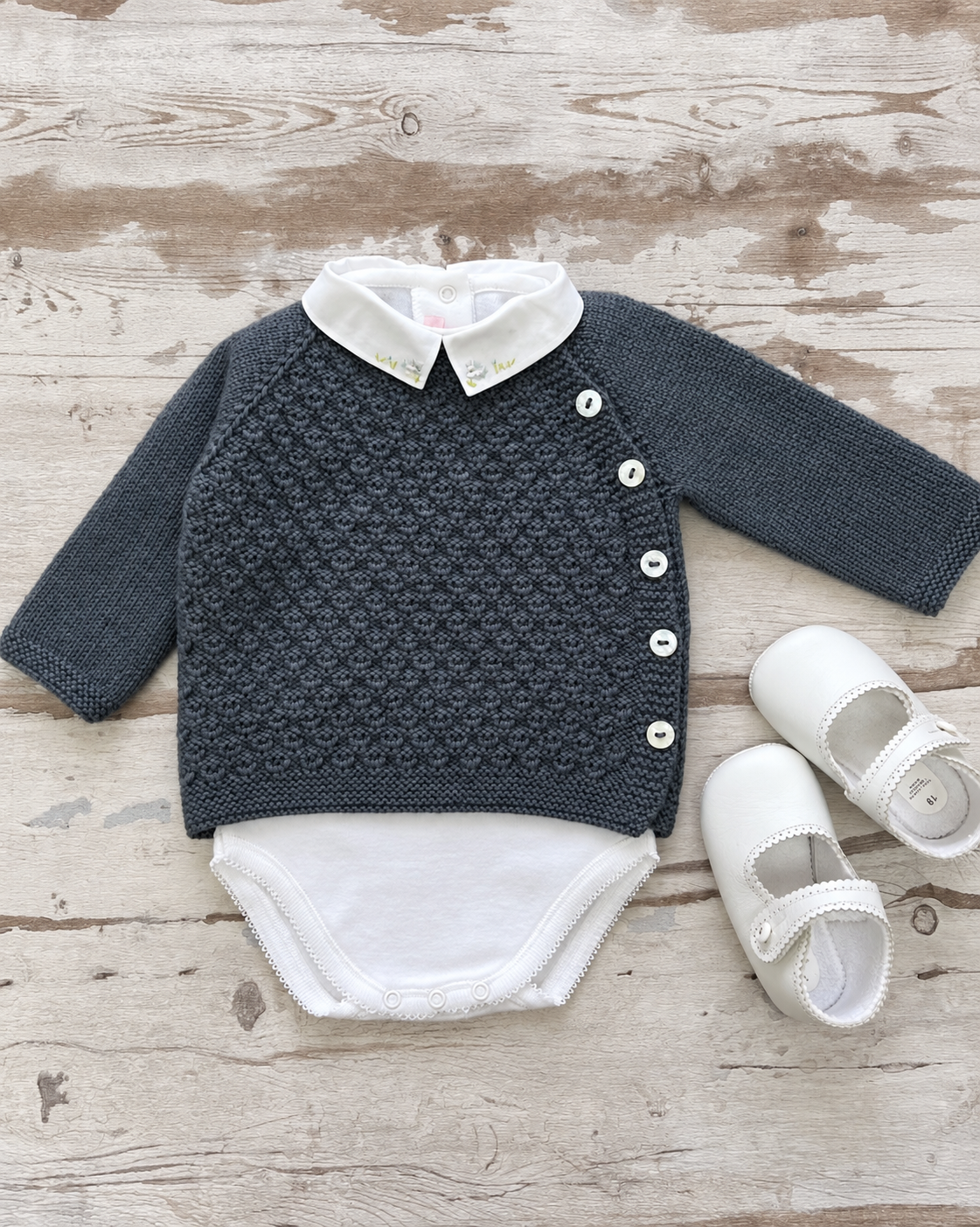 Sweet Little Baby Pullover Knitting Pattern