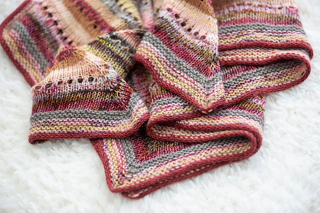 Advent Button Box Blanket knitting pattern — view 03