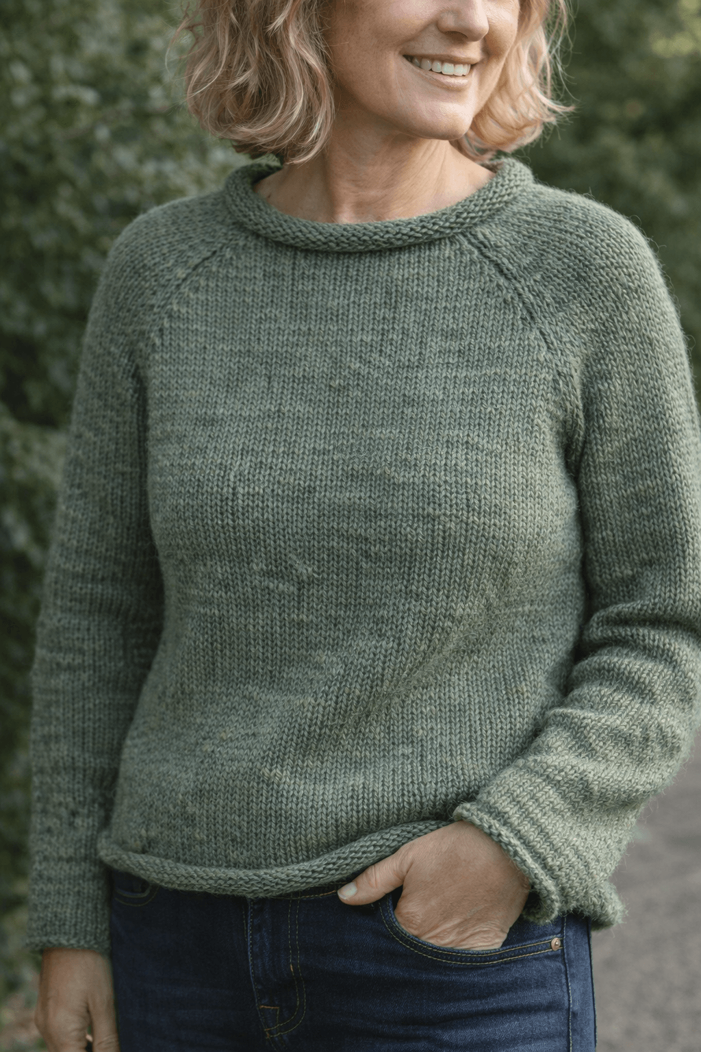 Top Down Sweater Adult Sizes & Fit Companion