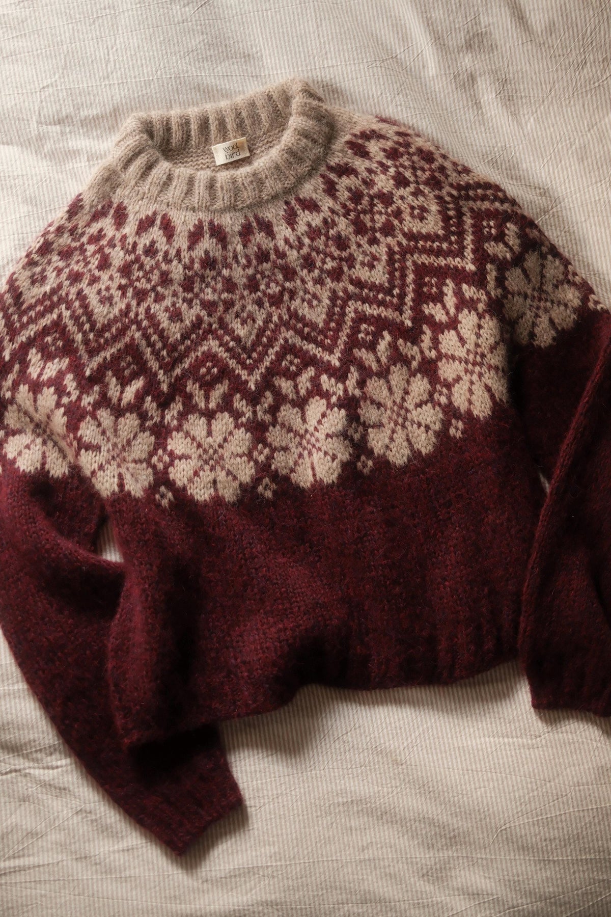 Bloom Yoke Pullover knitting pattern — view 02