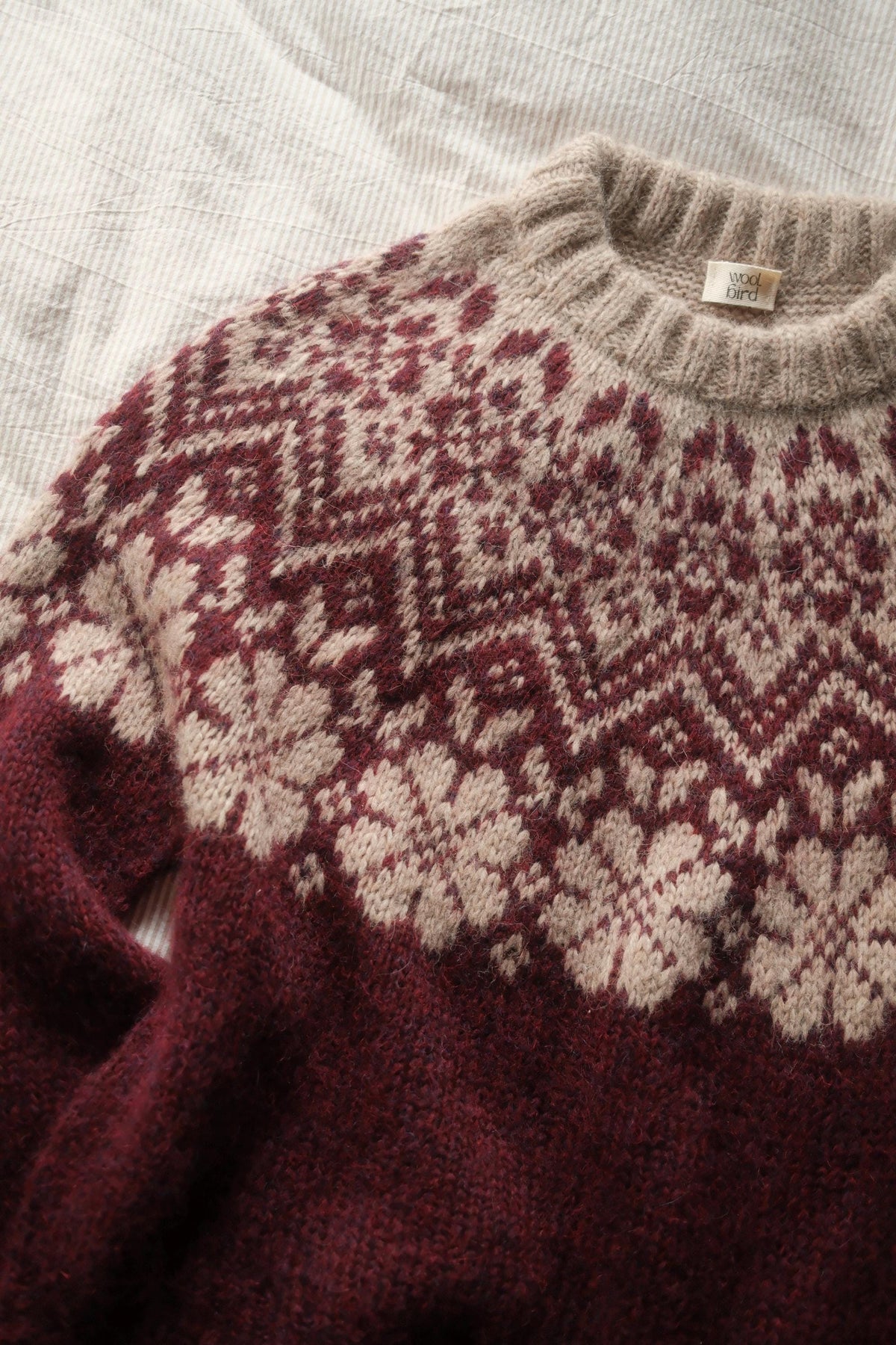 Bloom Yoke Pullover knitting pattern — view 08