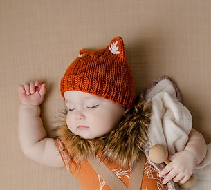Cozy Kitty Ears Beanie source pattern photo