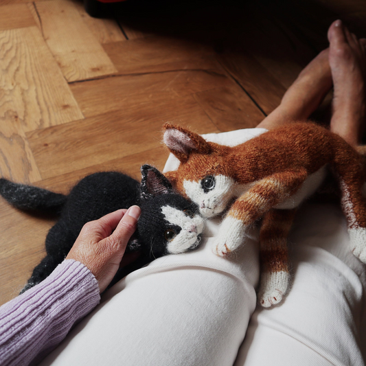 Playful Kitten Toy Knitting Pattern