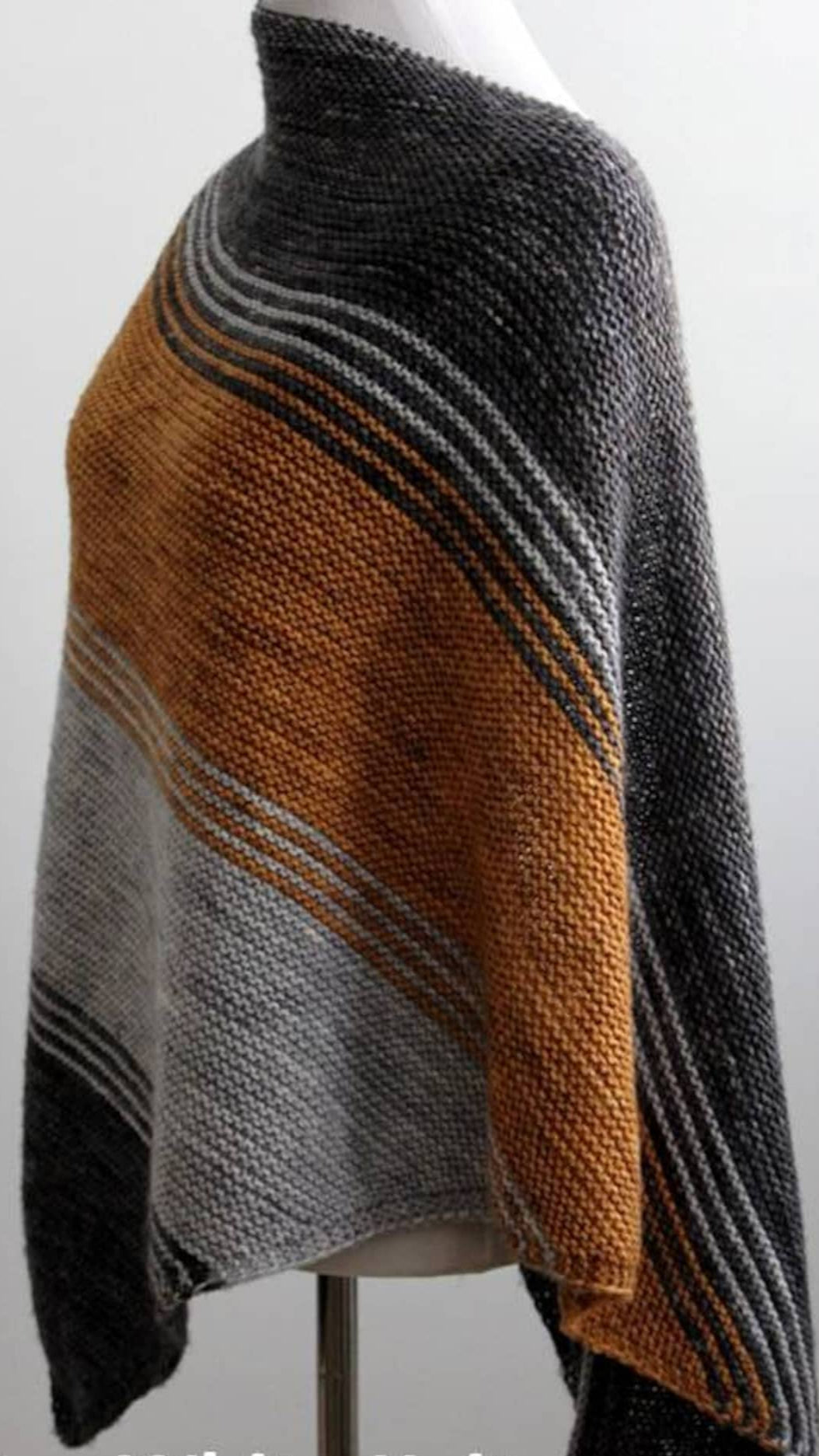 Winter Shawl Knitting Pattern