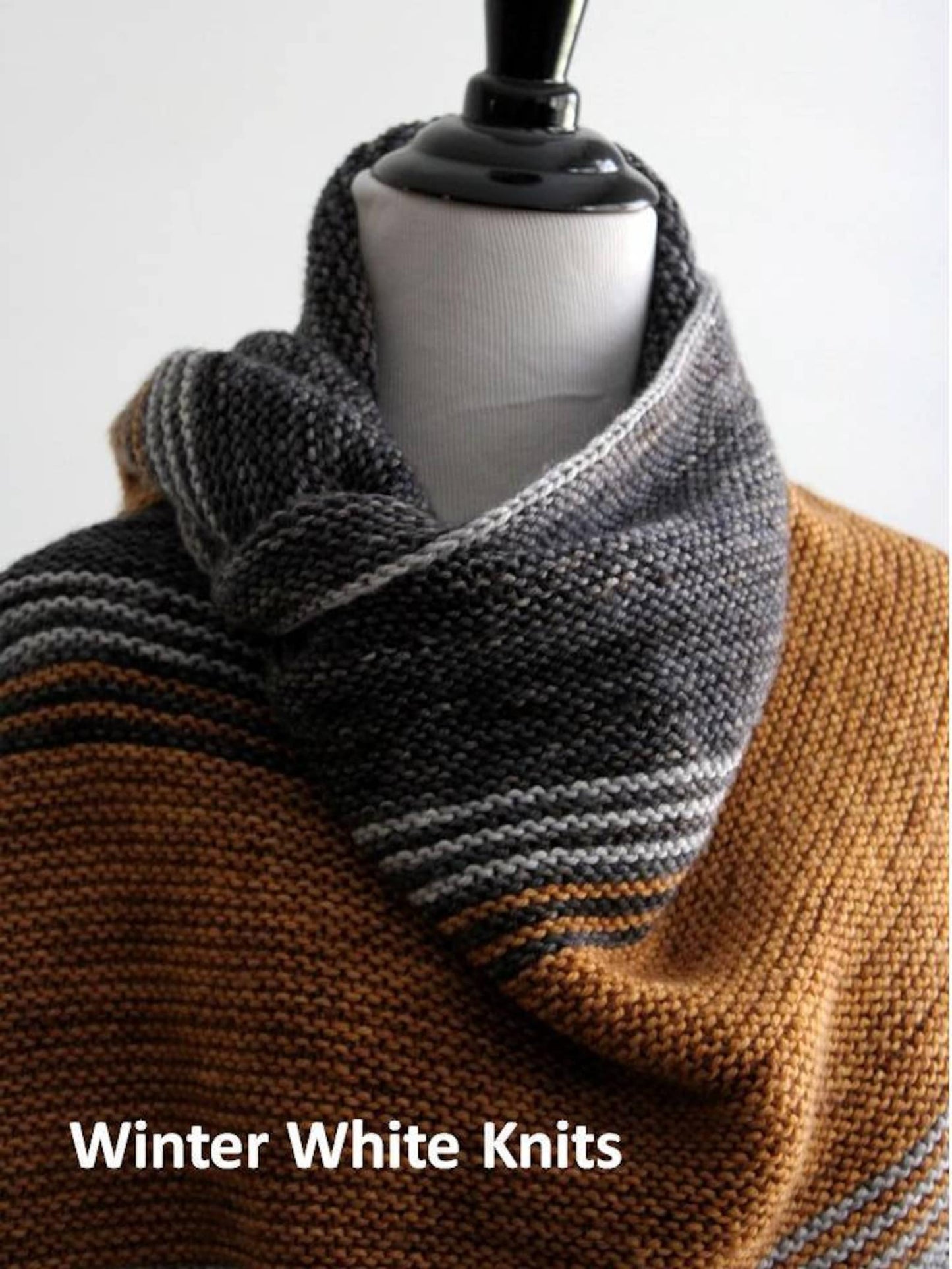 Winter Shawl Knitting Pattern