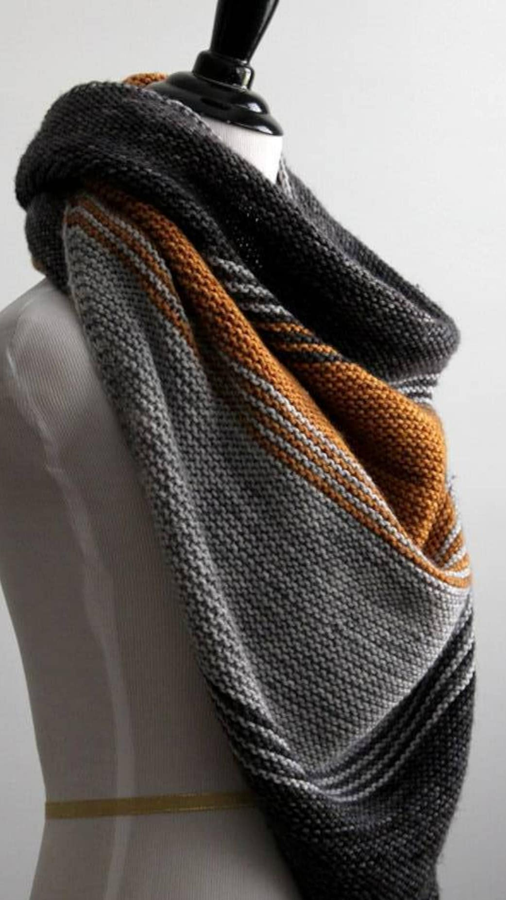 Winter Shawl Knitting Pattern