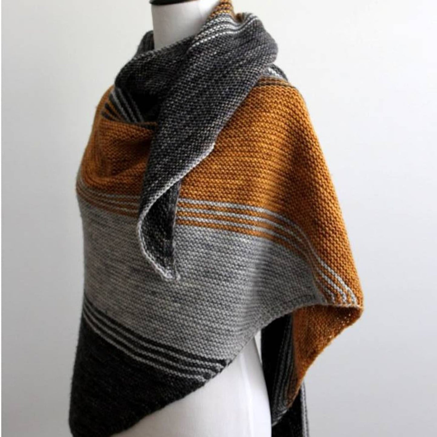 Winter Shawl Knitting Pattern