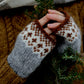 Forest Flower Hand Warmers Knitting Pattern — view 1