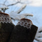 Forest Flower Hand Warmers Knitting Pattern — view 4