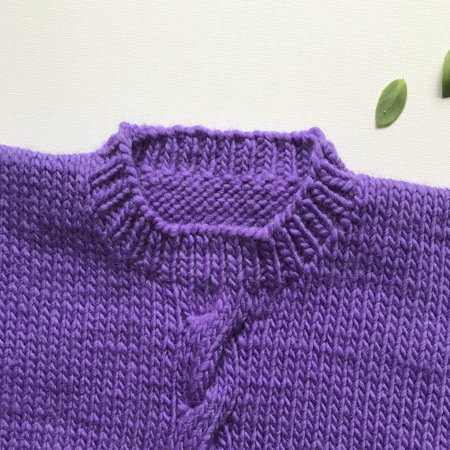 Easy Bulky Sweater Knitting Pattern | child & adult sizes