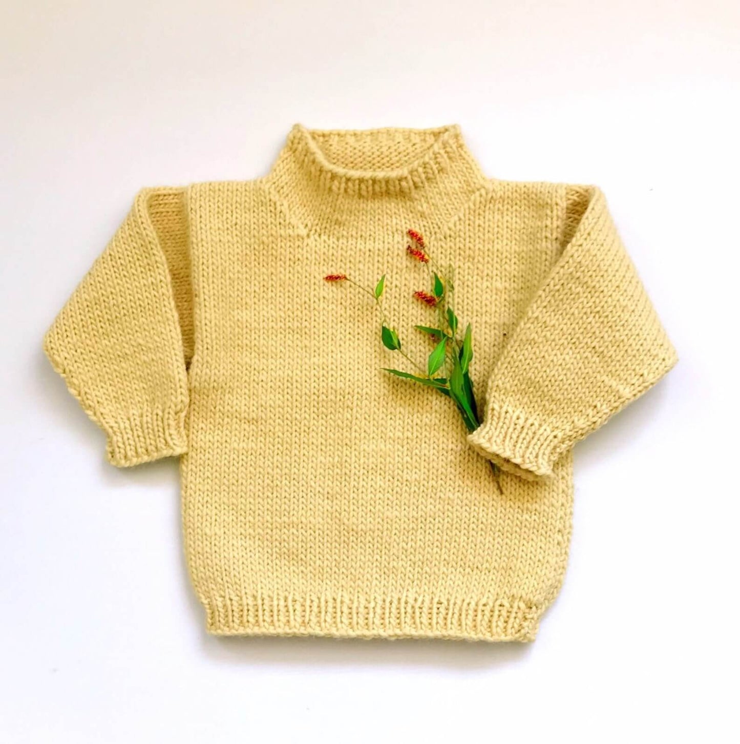 Easy Bulky Sweater Knitting Pattern | child & adult sizes