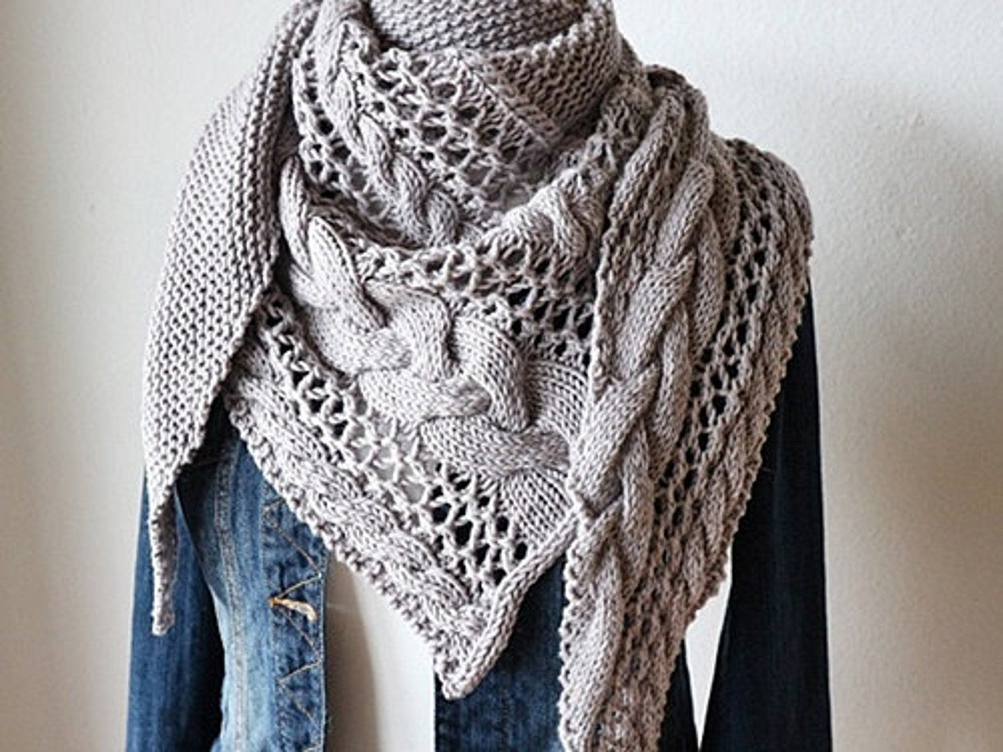 Cozy Winter Shawl Knitting Pattern