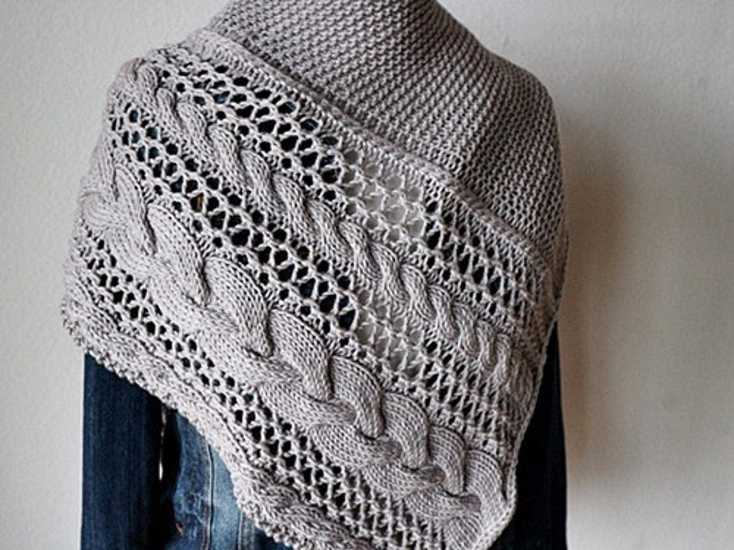 Cozy Winter Shawl Knitting Pattern