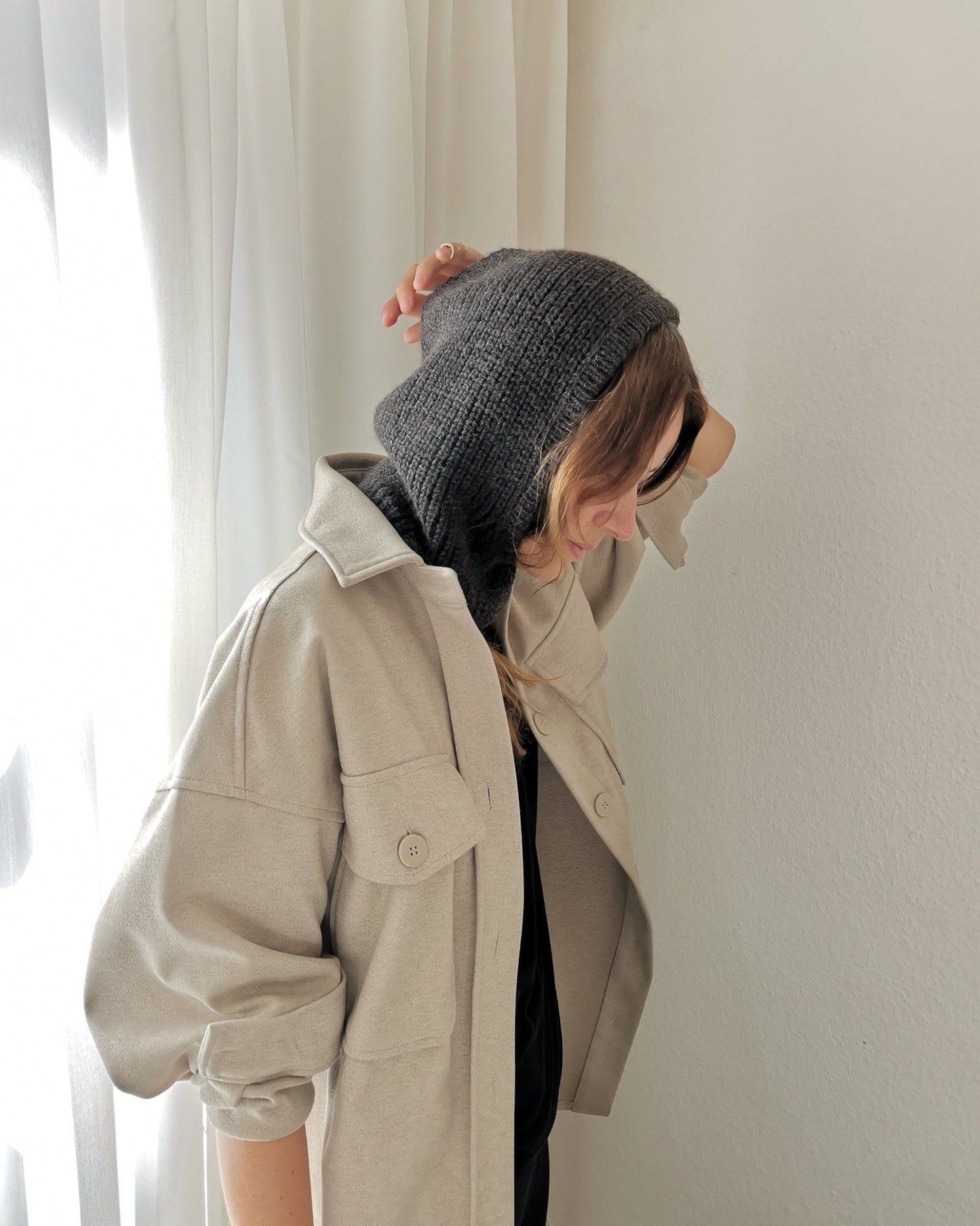 Nomad Hood Knitting Pattern