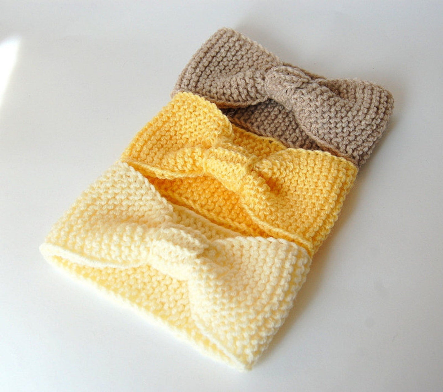 Earwarmer Turban for Baby Knitting Pattern