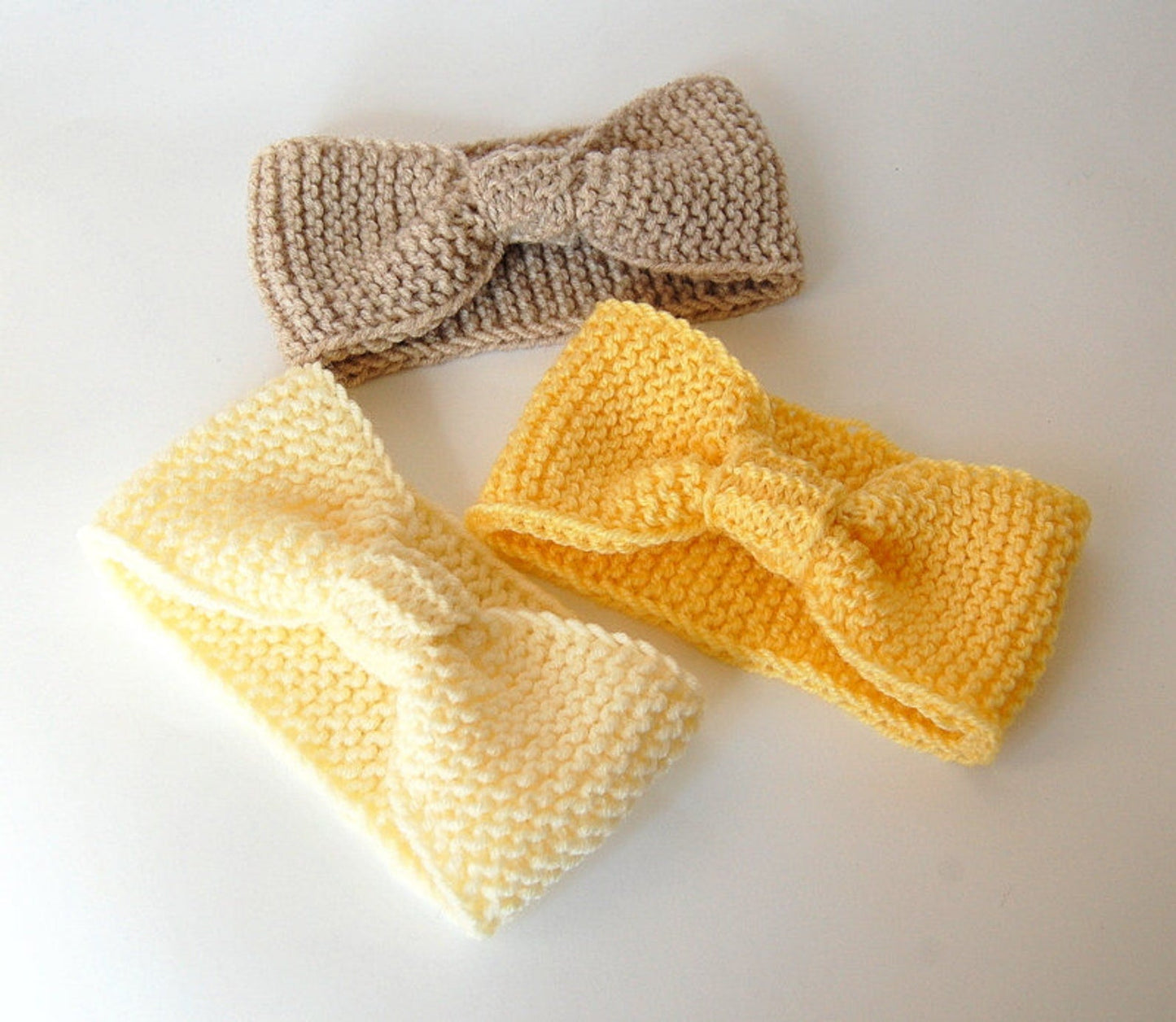 Earwarmer Turban for Baby Knitting Pattern