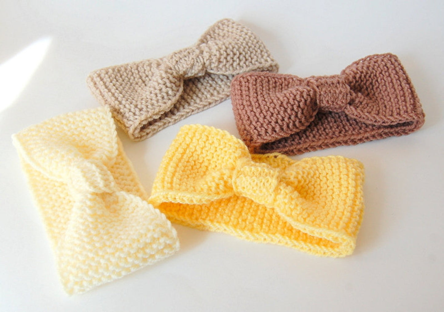 Earwarmer Turban for Baby Knitting Pattern