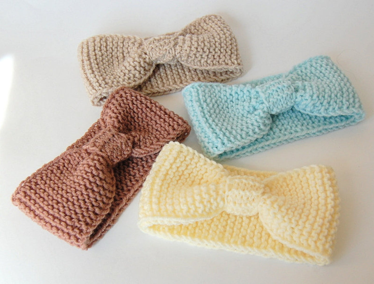 Earwarmer Turban for Baby Knitting Pattern