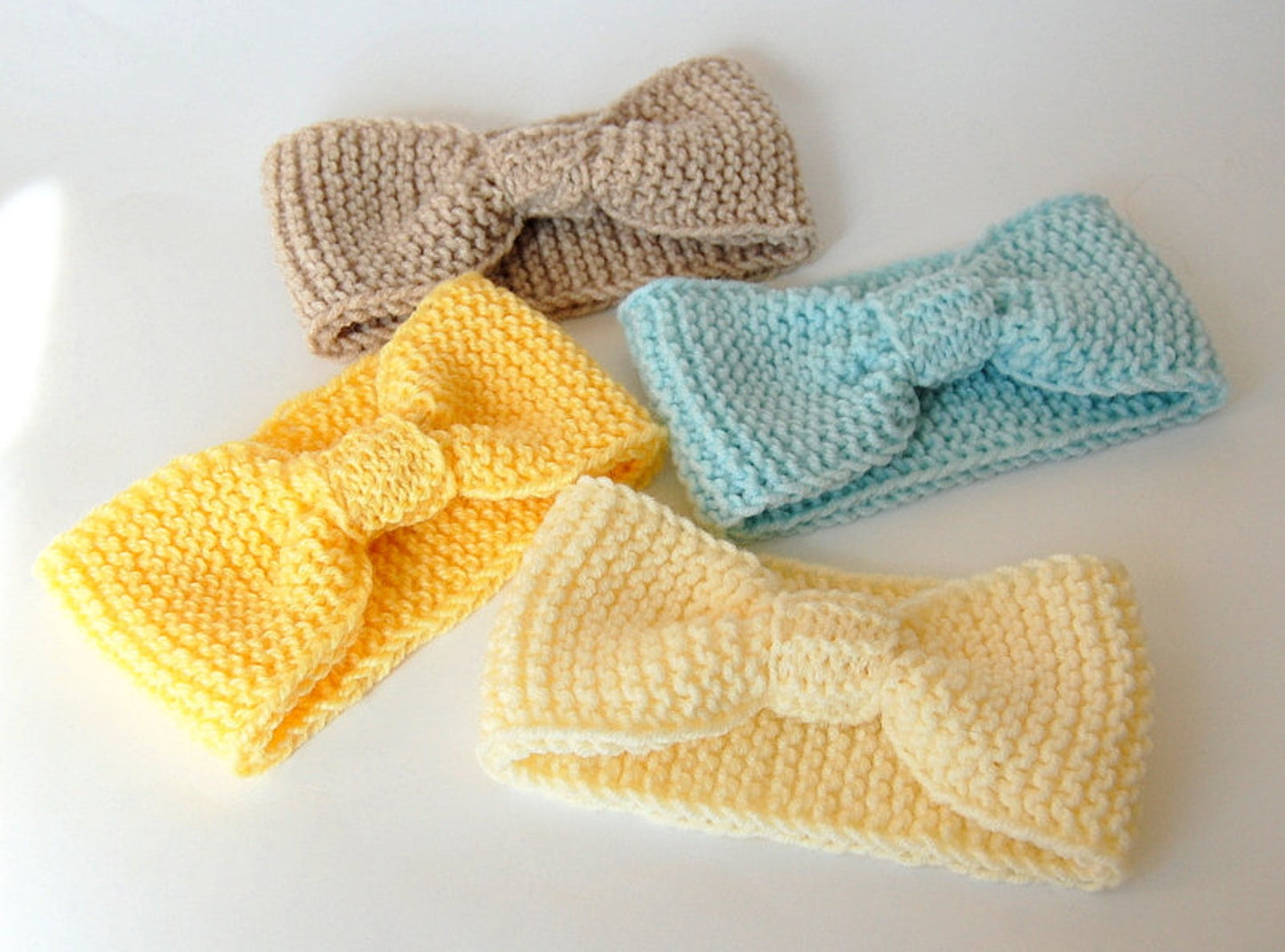 Earwarmer Turban for Baby Knitting Pattern