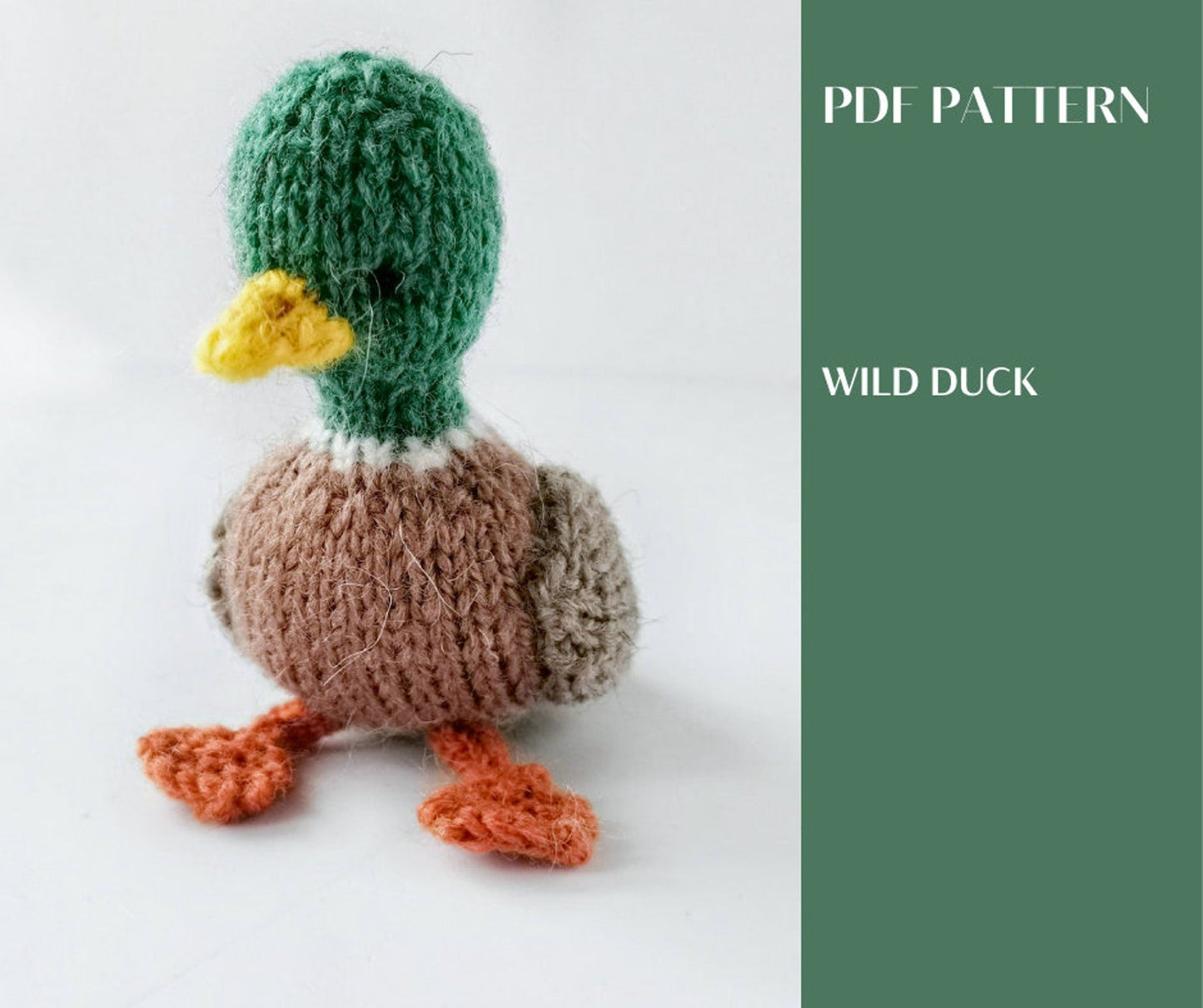 Tiny Wild Duck Knitting Pattern