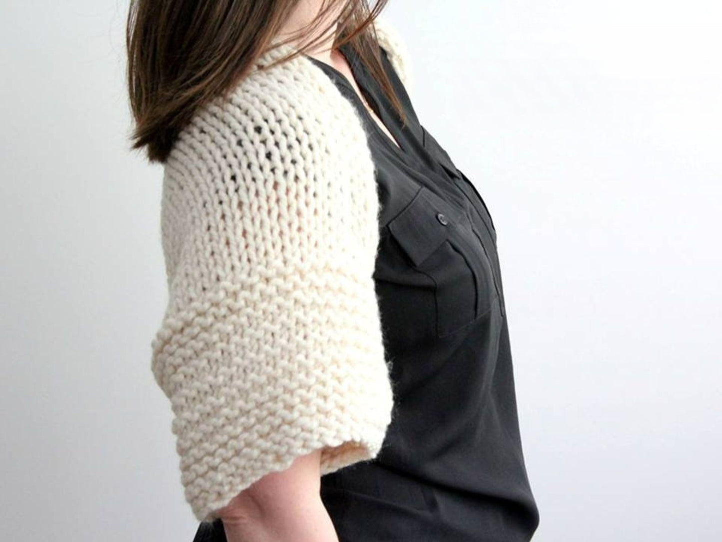 Winter Bolero Knitting Pattern