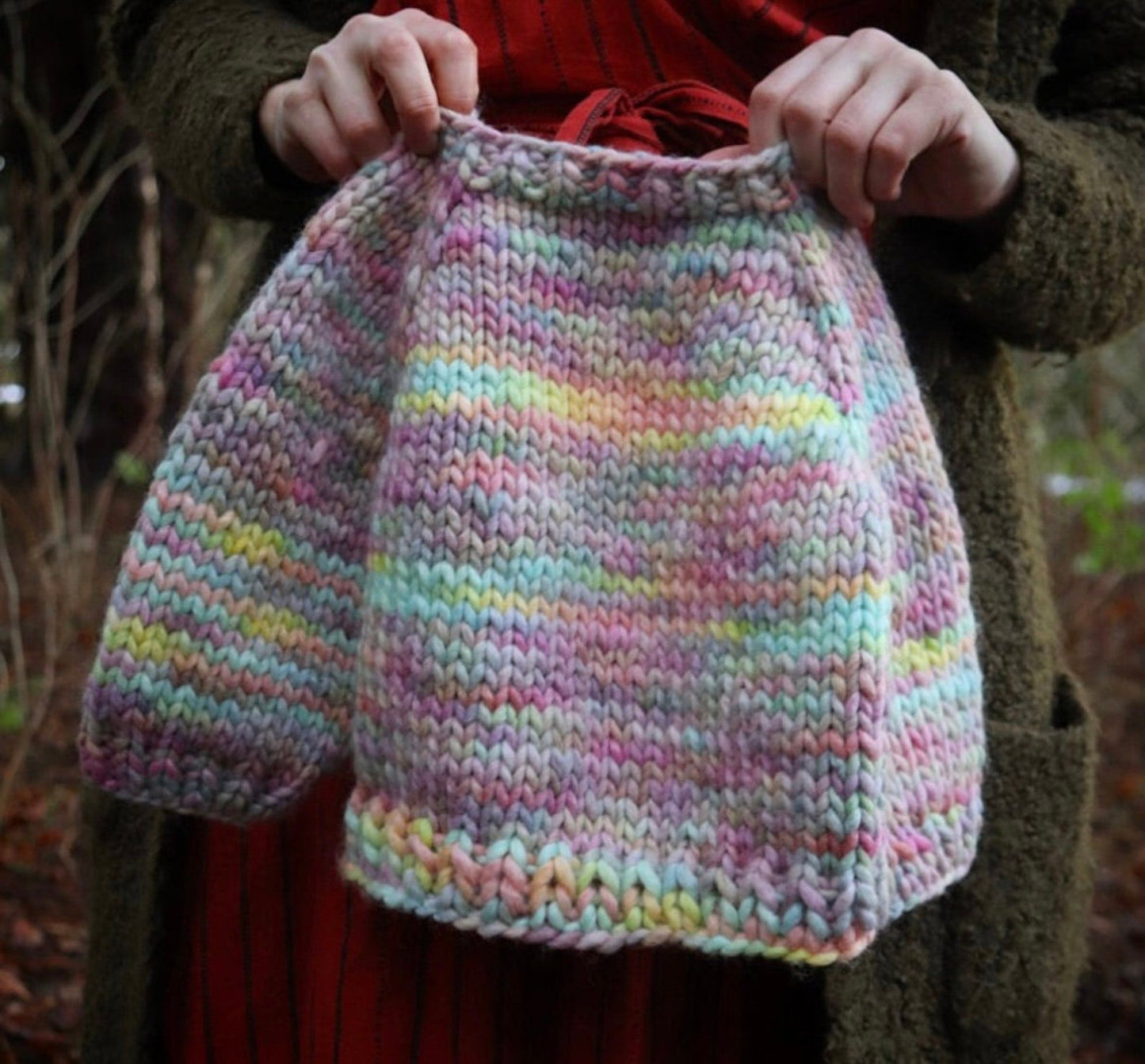 Comfy Raglan Sweater for Kids Knitting Pattern