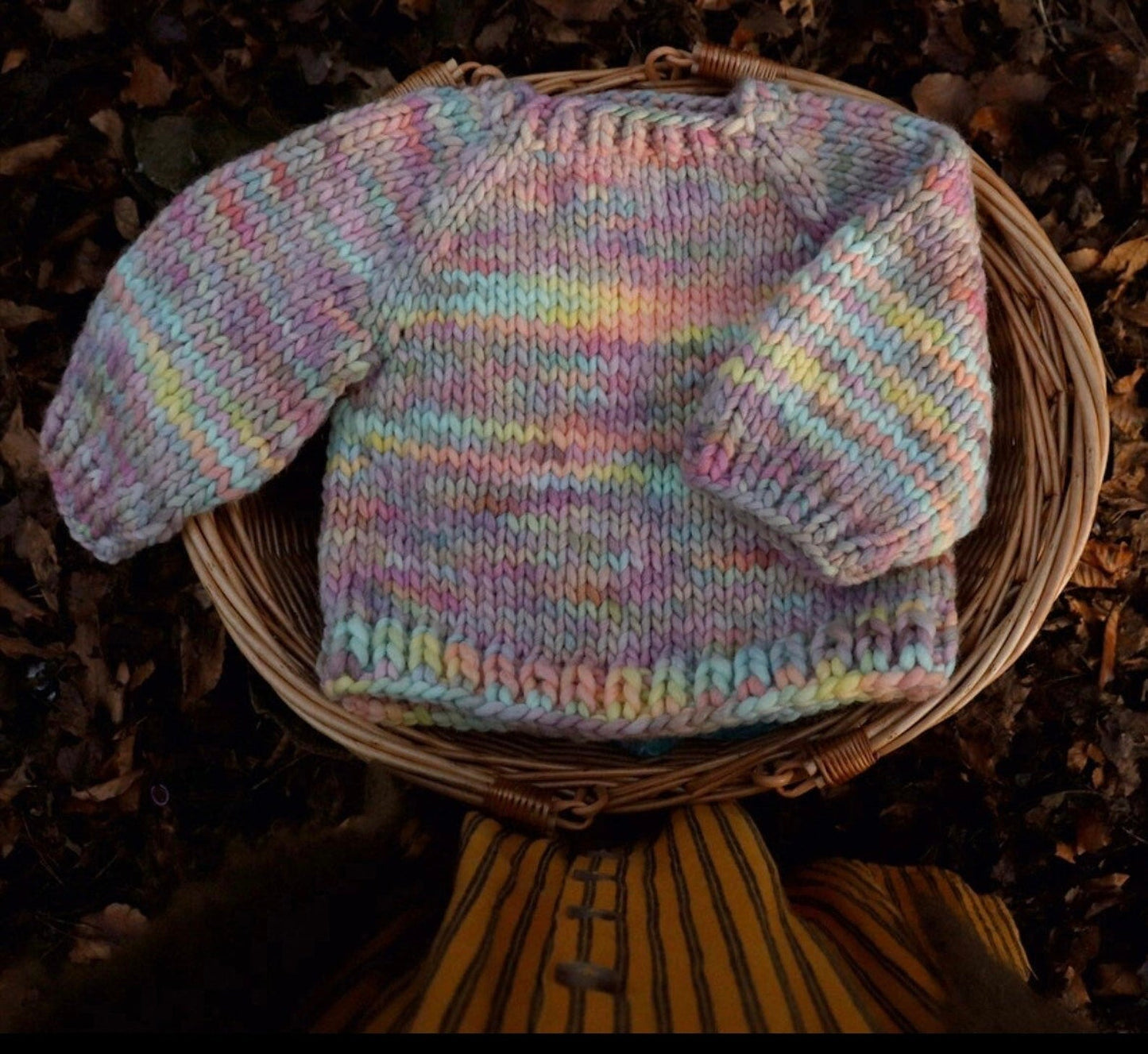 Comfy Raglan Sweater for Kids Knitting Pattern
