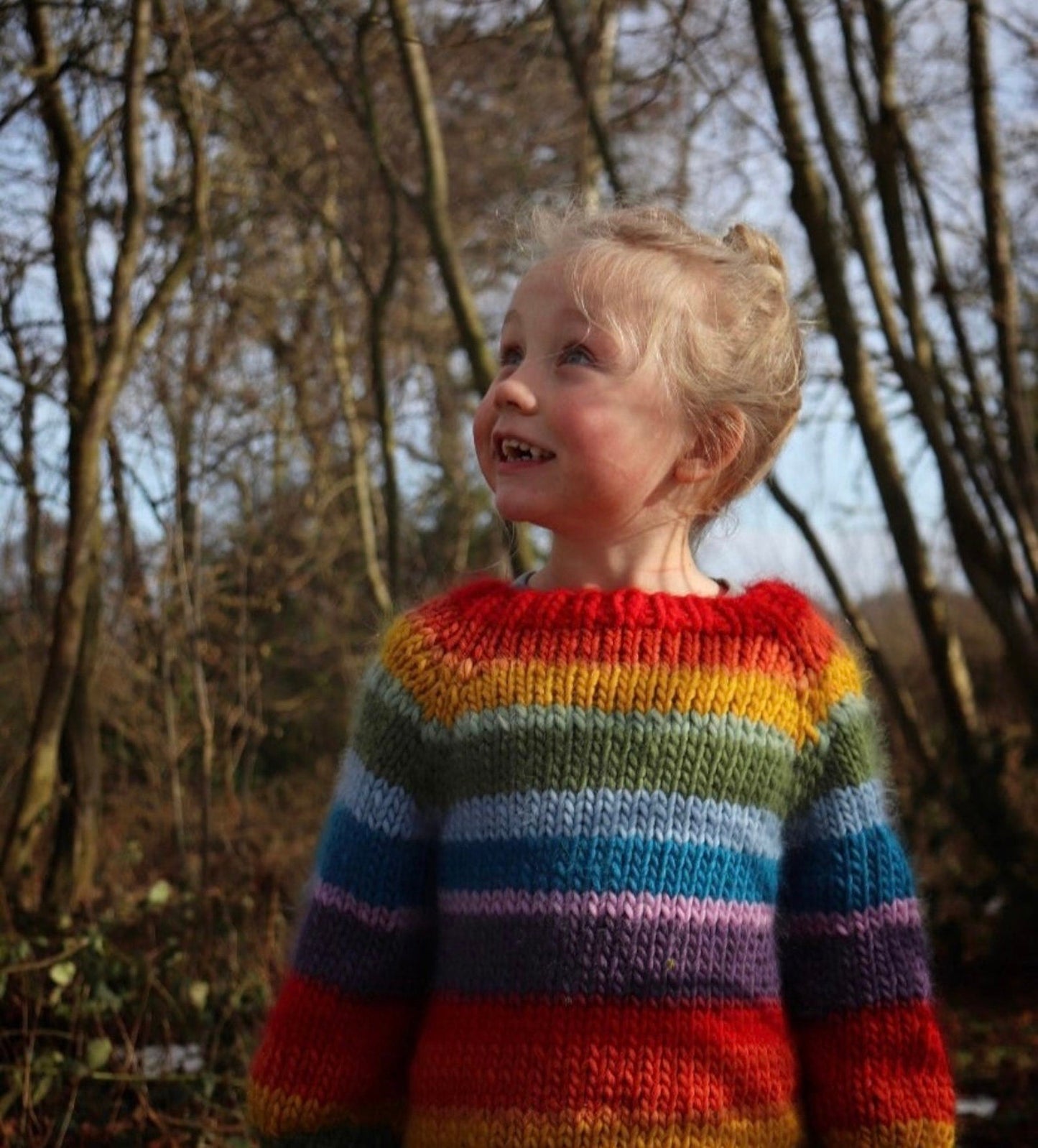 Comfy Raglan Sweater for Kids Knitting Pattern