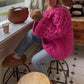 Big Comfy Weekend Cable Jumper Knitting Pattern — view 5