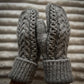 Quick Cozy Cable Mittens Knitting Pattern — view 1