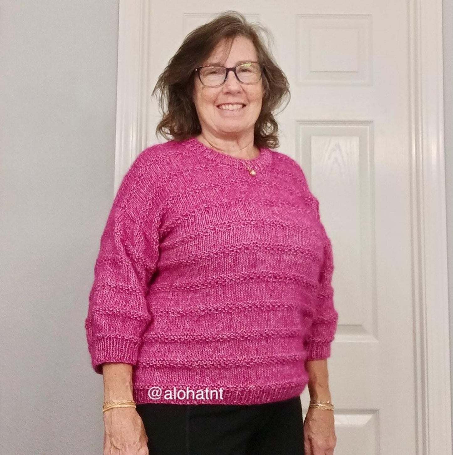 Laidback Comfy Sweater Knitting Pattern