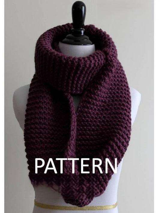 Winter Scarf Knitting Pattern