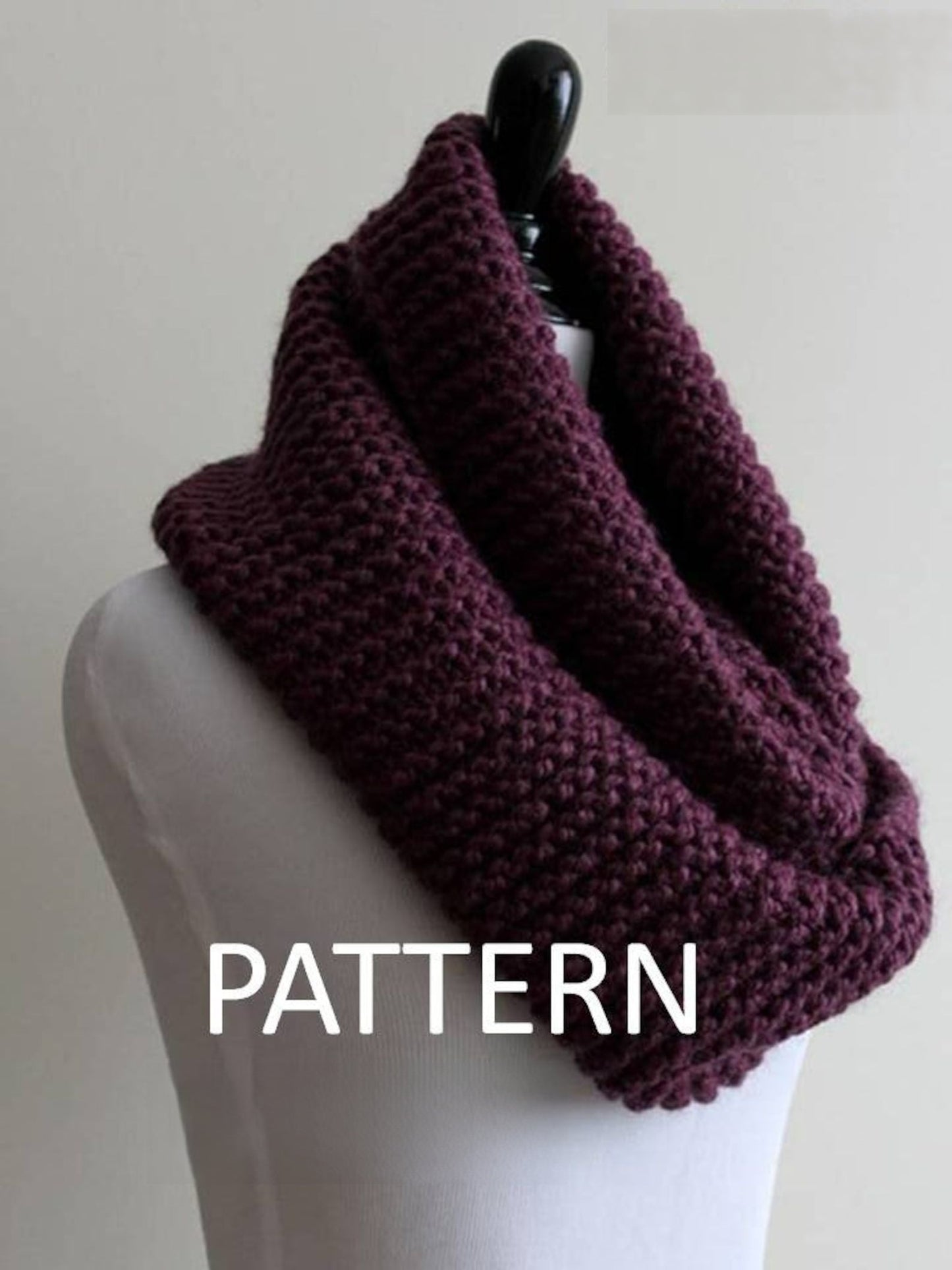 Winter Scarf Knitting Pattern
