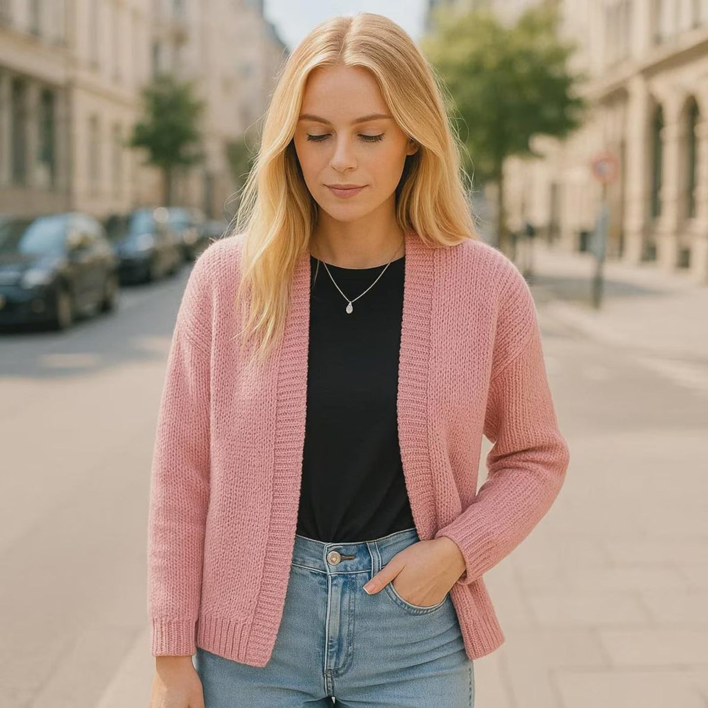 Classic Wear Cardigan Knitting Pattern