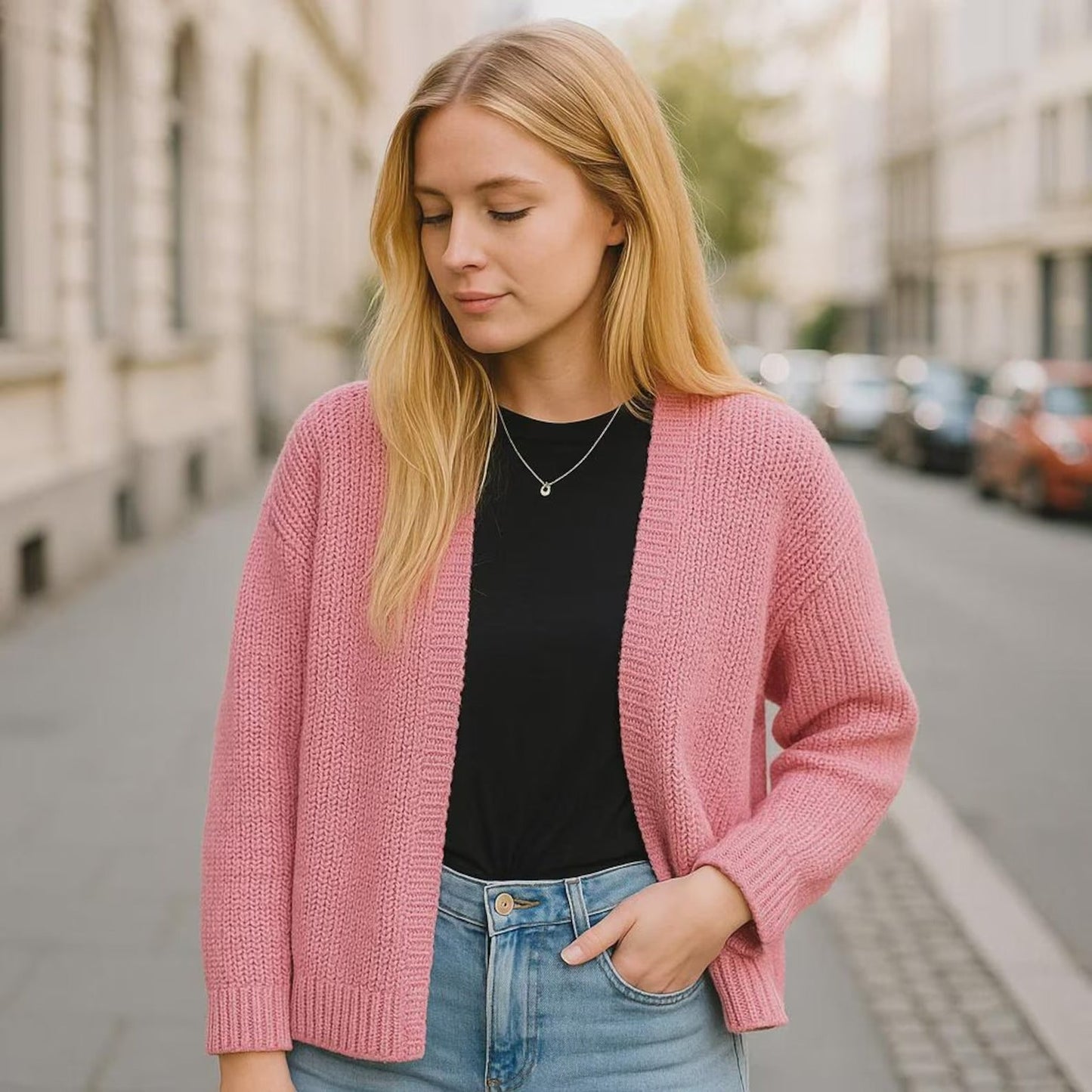 Classic Wear Cardigan Knitting Pattern