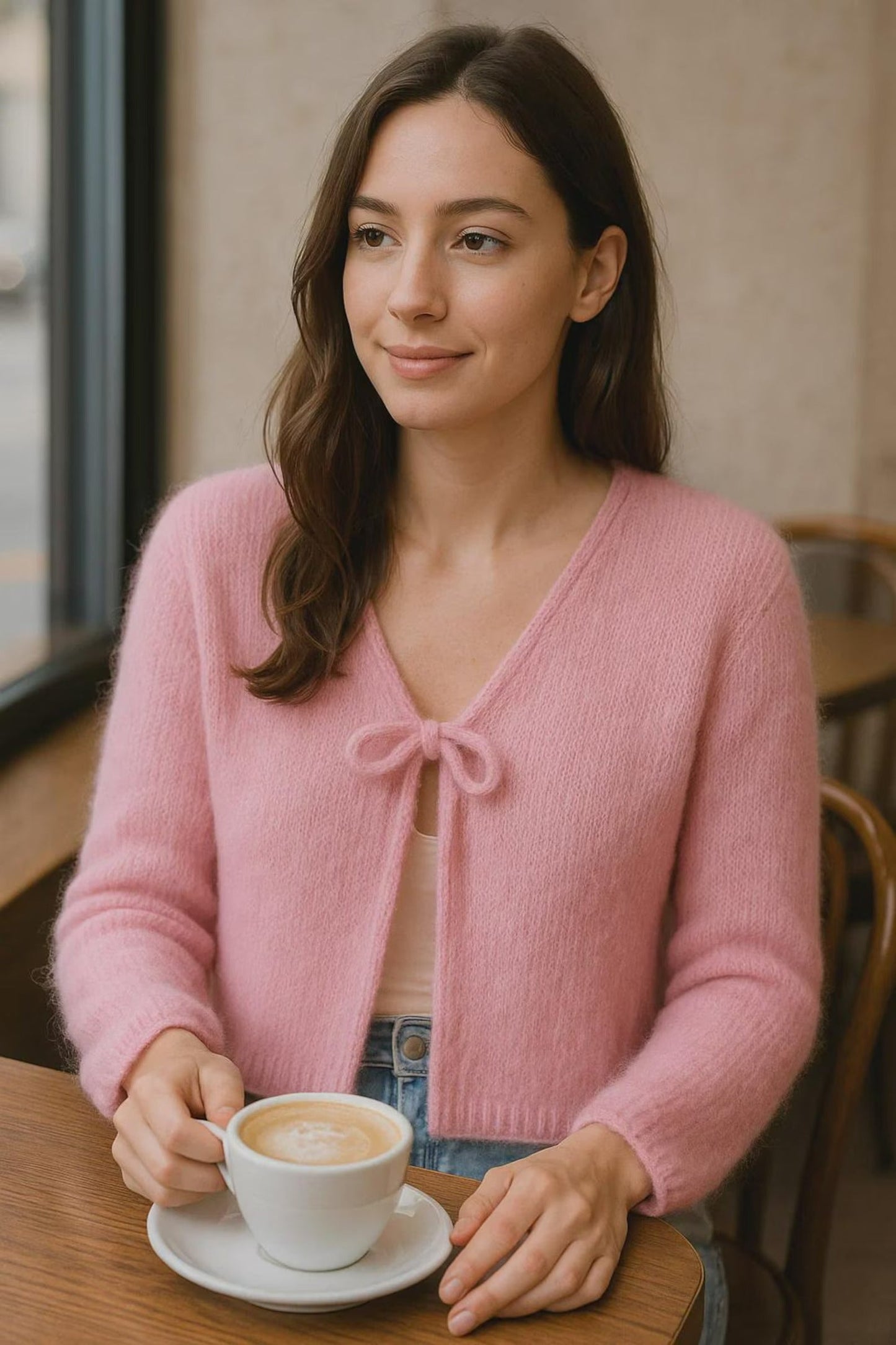 Old School Style Cardigan Knitting Pattern