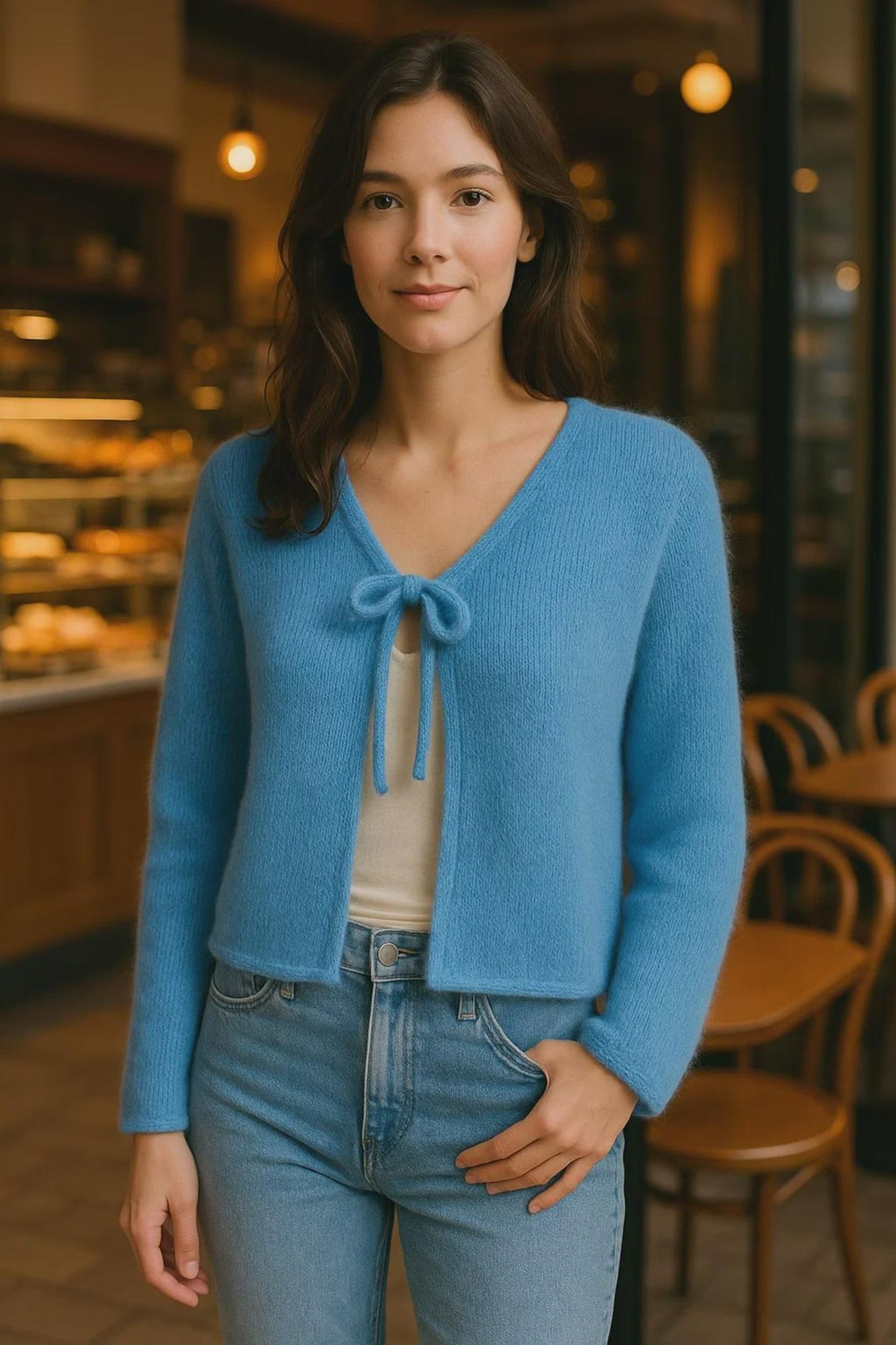 Old School Style Cardigan Knitting Pattern