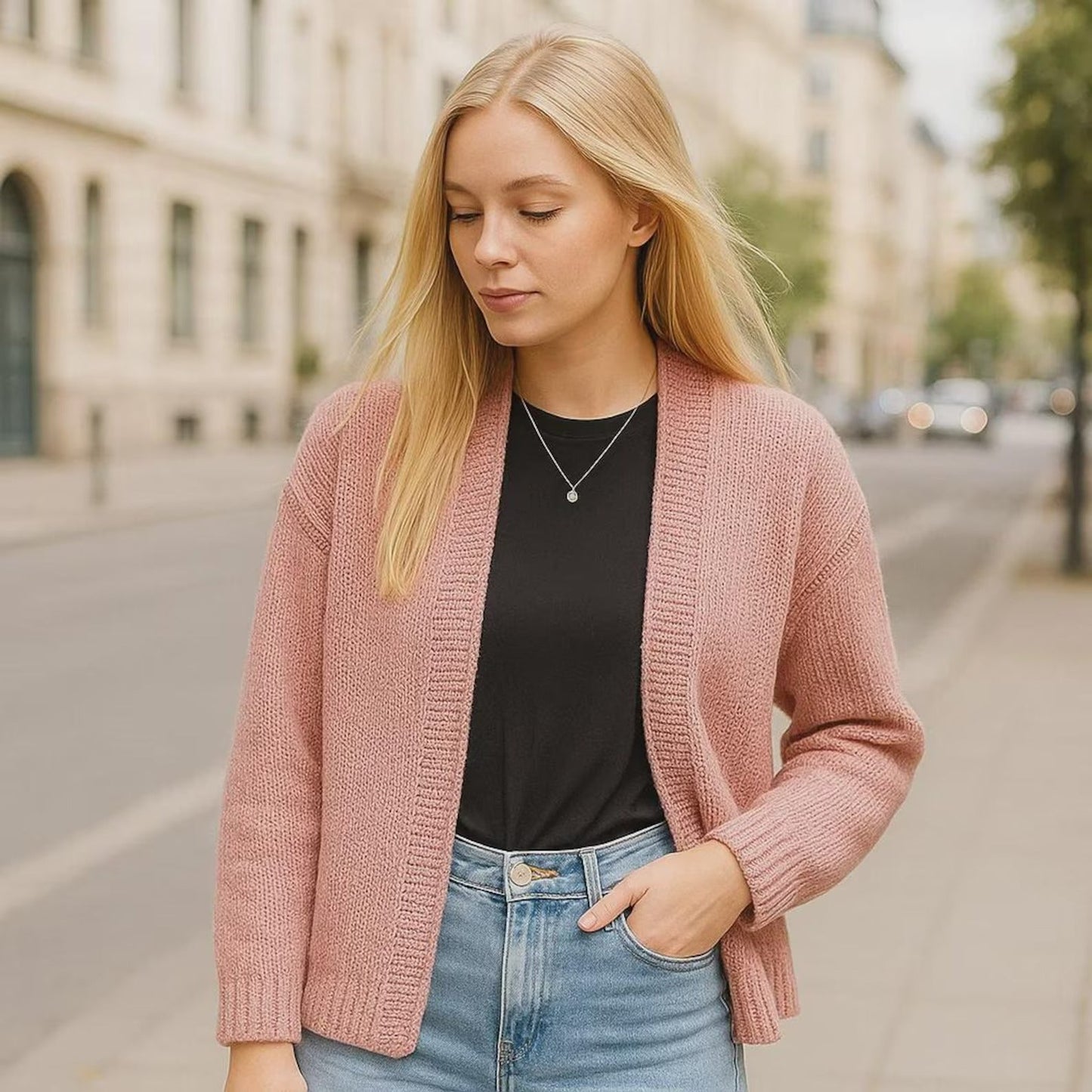 Classic Wear Cardigan Knitting Pattern