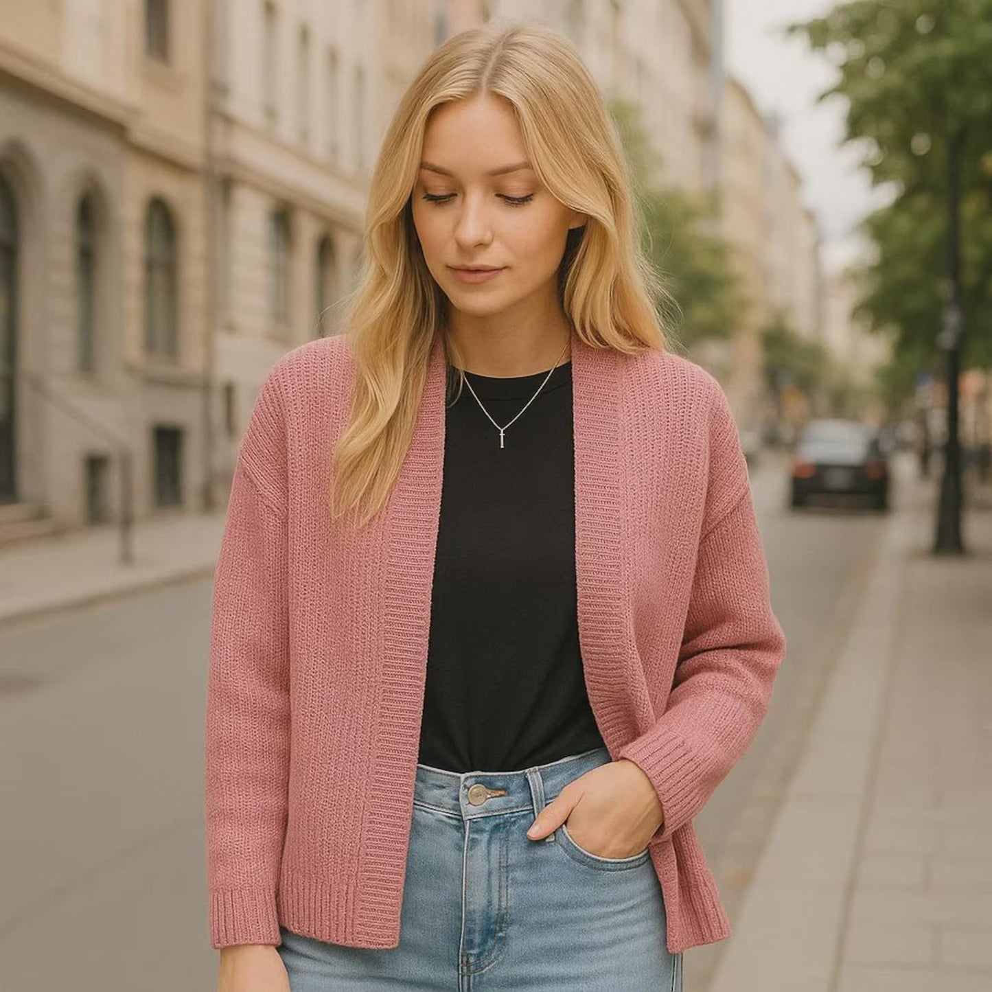 Classic Wear Cardigan Knitting Pattern