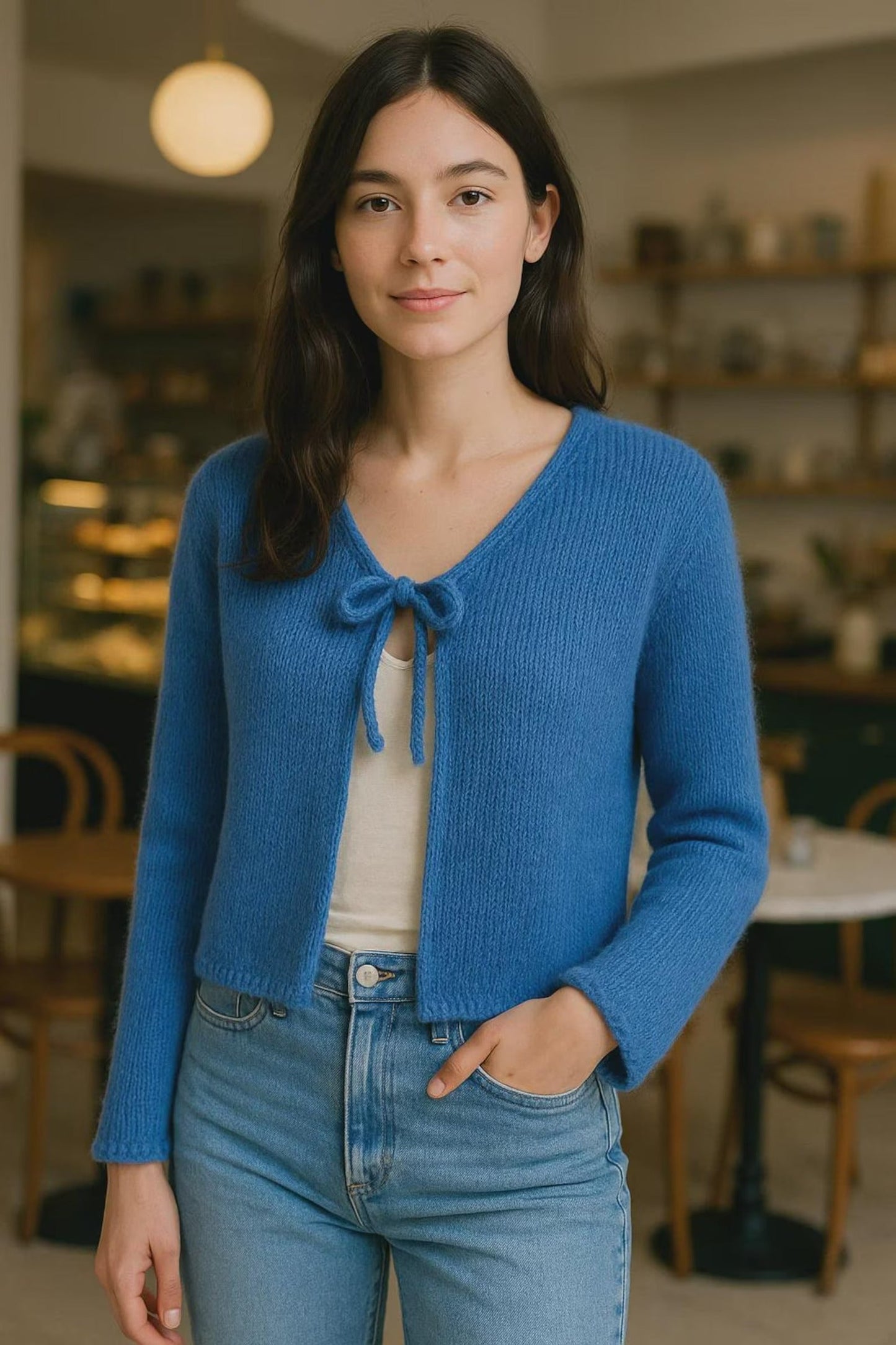 Old School Style Cardigan Knitting Pattern