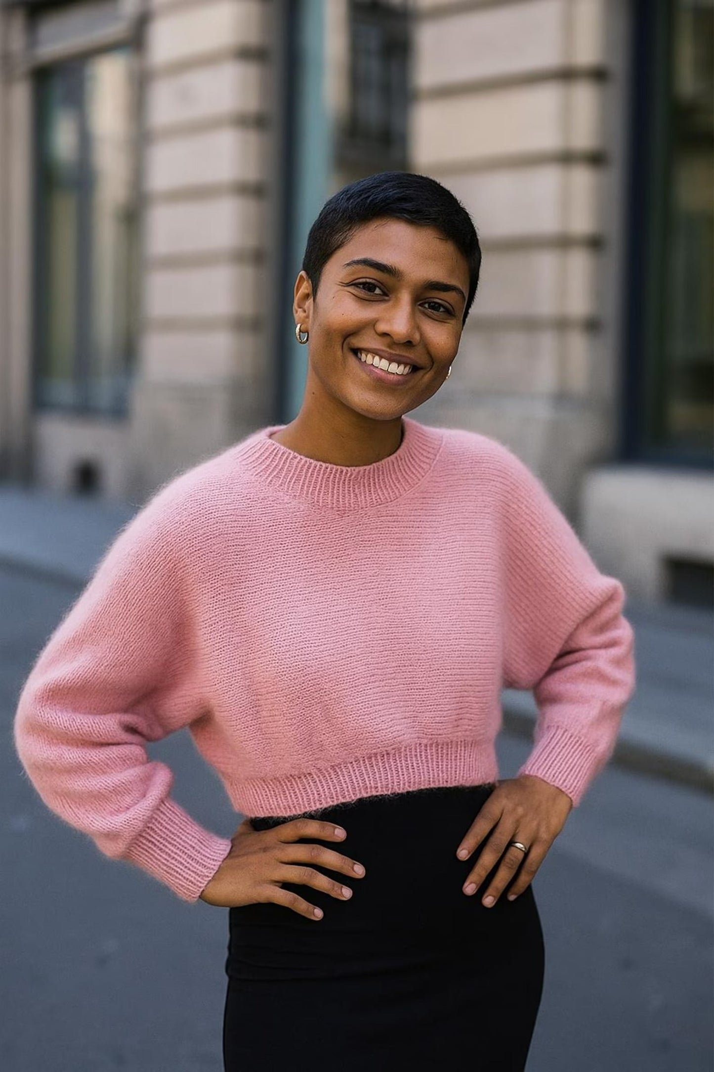Trendy Cropped Pullover Knitting Pattern