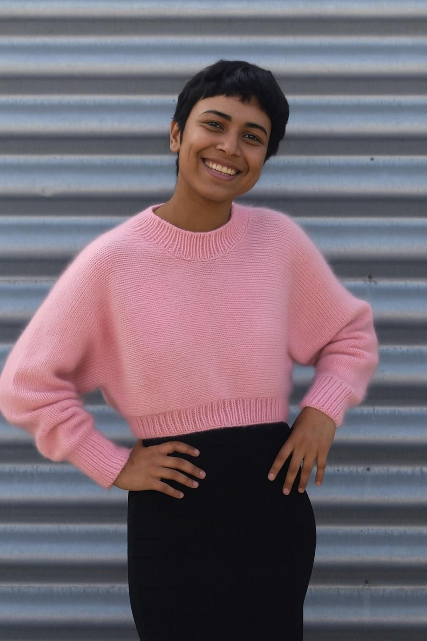 Trendy Cropped Pullover Knitting Pattern