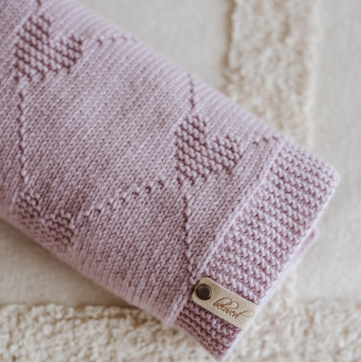 Heart Baby Blanket Knitting Pattern