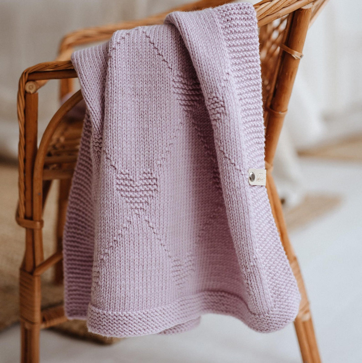 Heart Baby Blanket Knitting Pattern