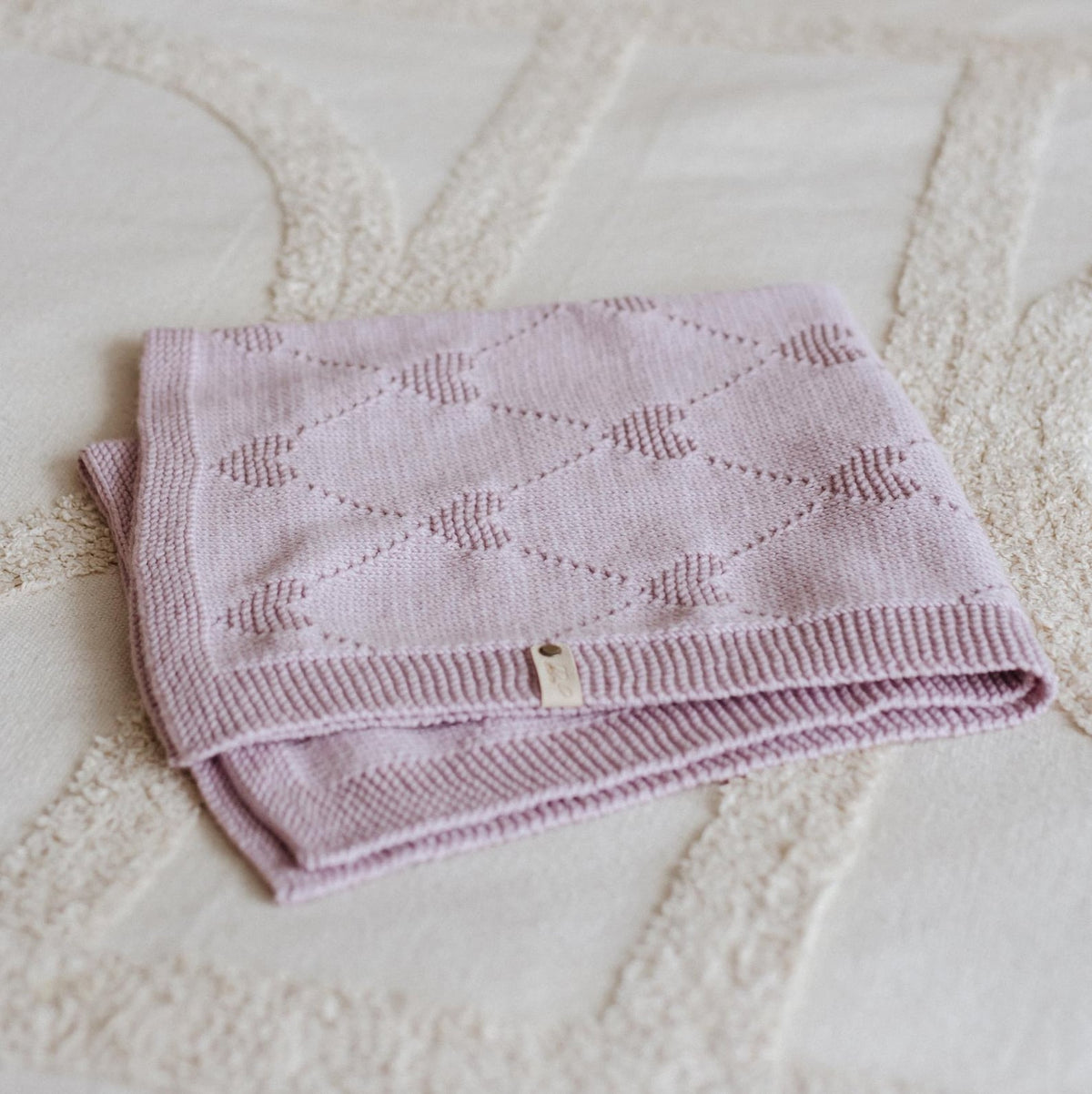 Heart Baby Blanket Knitting Pattern