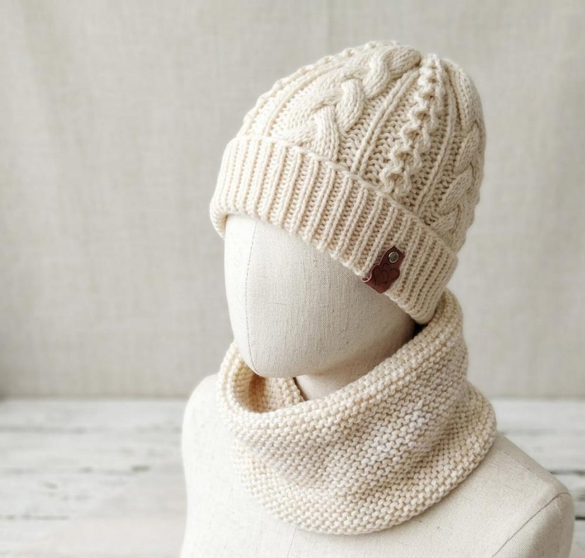 Rope Cable Hat for Everyone Knitting Pattern — view 2