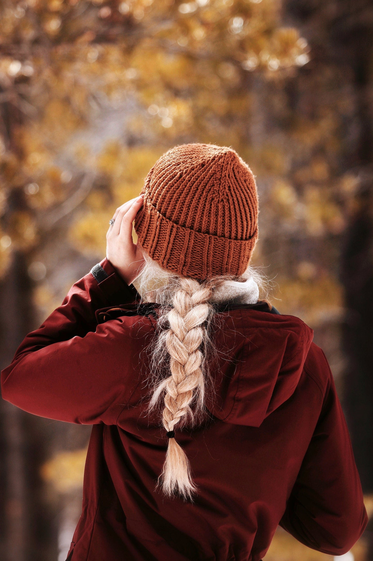 Chic Winter Beanie Knitting Pattern