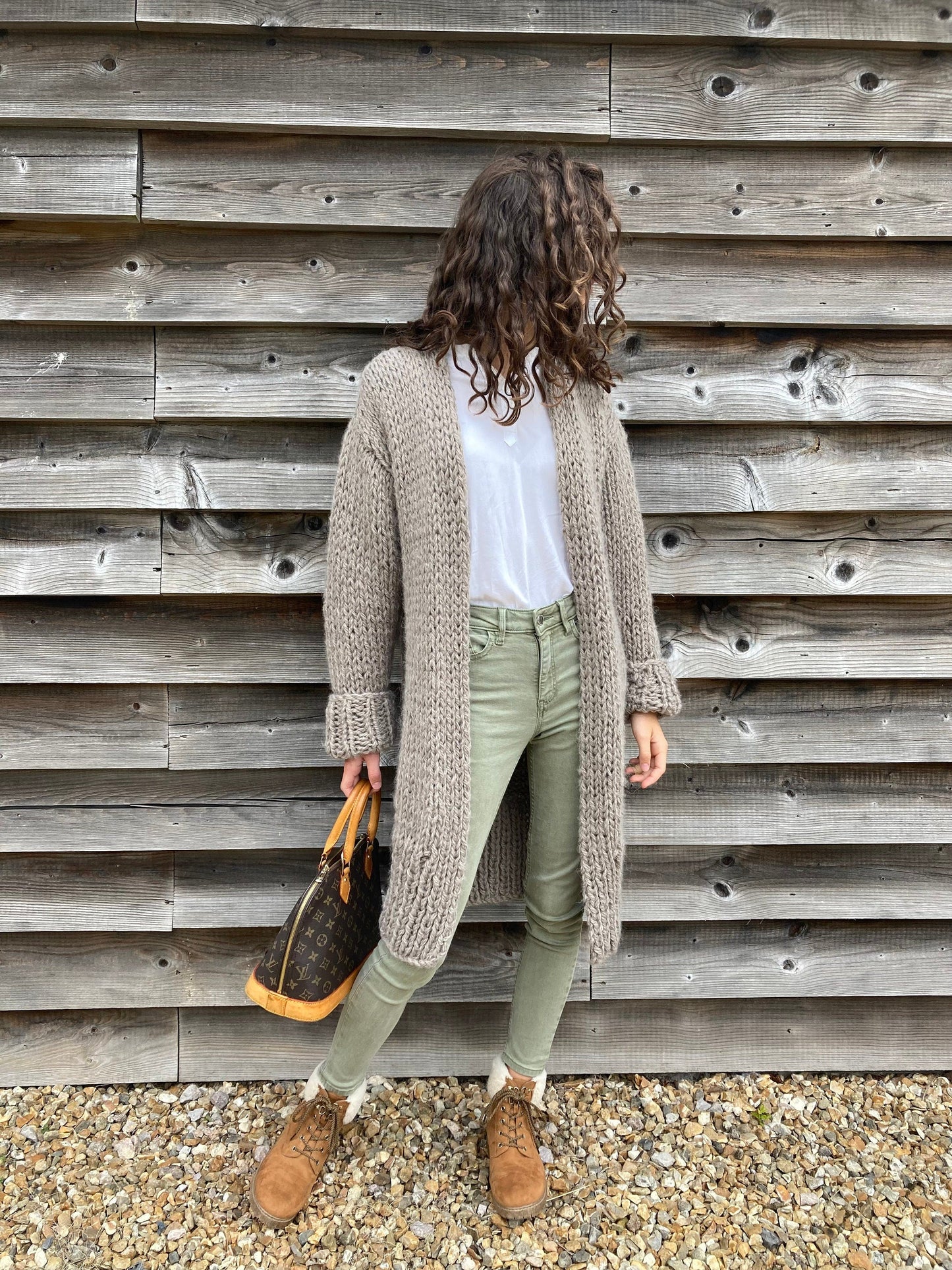 Comfy Knee Length Cardigan Knitting Pattern