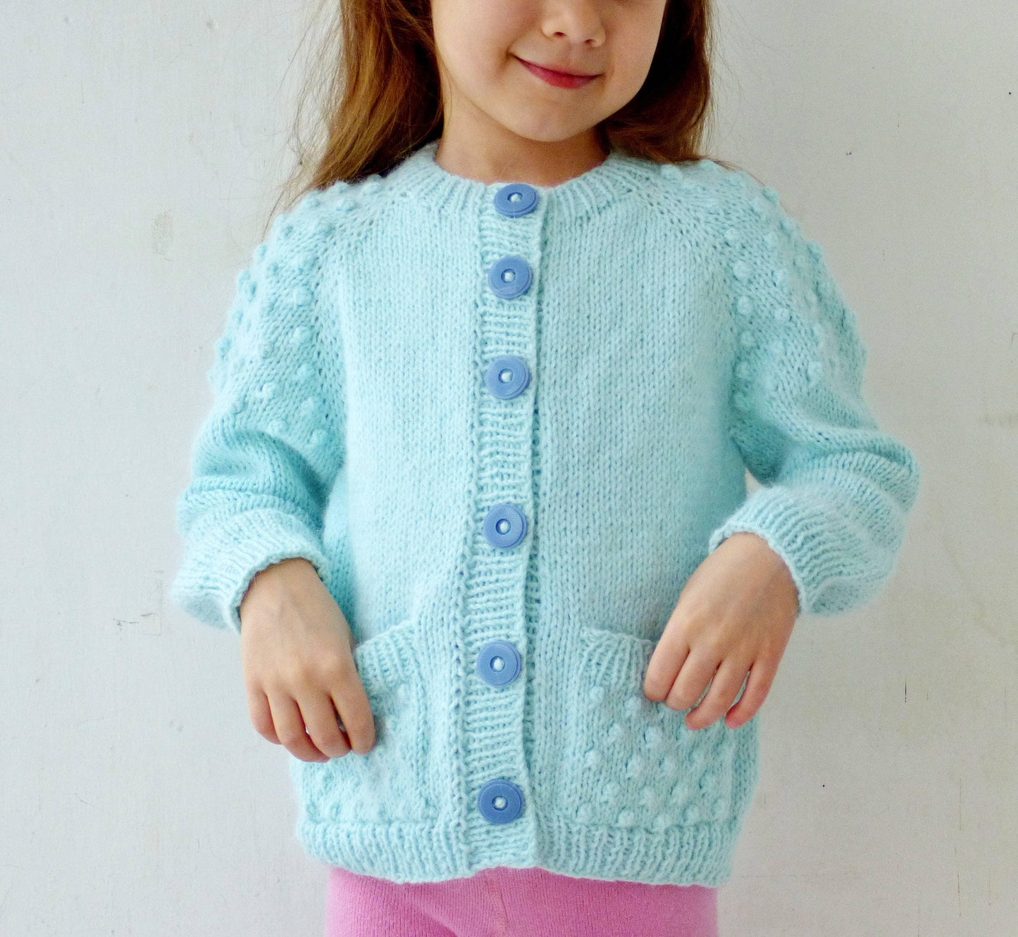 Little Kid Cardigan Knitting Pattern