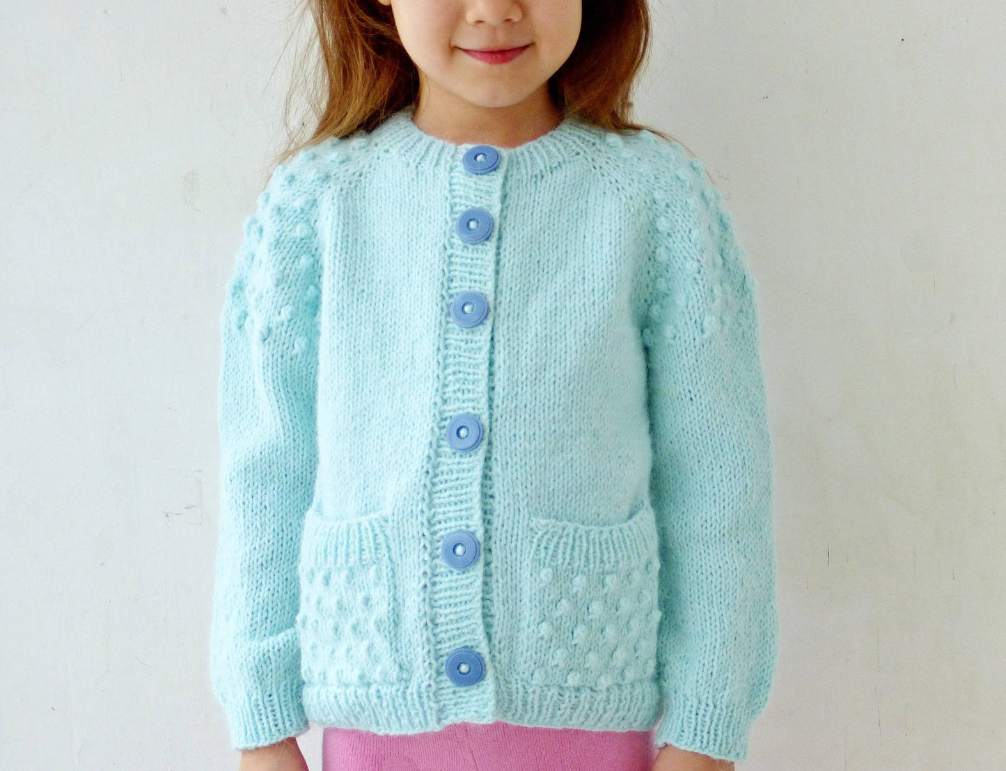 Little Kid Cardigan Knitting Pattern